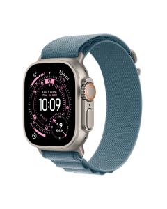 APPLE WATCH ULTRA 3 GPS + CELLULAR 49MM NATURAL TITANIUM CASE WITH LIGHT BLUE ALPINE LOOP - SMALL MEWK4X/A