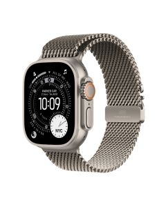 APPLE WATCH ULTRA 3 GPS + CELLULAR 49MM NATURAL TITANIUM CASE WITH NATURAL MILANESE LOOP - MEDIUM MEWY4X/A