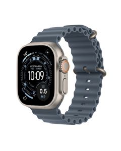 APPLE WATCH ULTRA 3 GPS + CELLULAR 49MM NATURAL TITANIUM CASE WITH ANCHOR BLUE OCEAN BAND MEWH4X/A