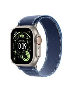 APPLE WATCH ULTRA 3 GPS + CELLULAR 49MM NATURAL TITANIUM CASE WITH BLUE/BRIGHT BLUE TRAIL LOOP - M/L MEWU4X/A