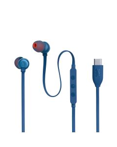 JBL TUNE 310C WIRED EARPHONE - BLUE JBL-HPS-T310C BLU
