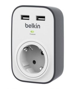 BELKIN 1 OUTLET USB SURGECUBE BSV103SA