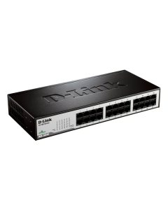 D-LINK 24 PORT GIGABIT SWITCH UNMANAGED METAL, RACKMOUNTABLE DGS-1024D