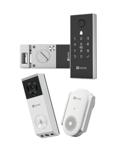 RIM SMART LOCK + VIDEO DRBELL EZVIZ BUNDLE DL03 PRO + EP3X