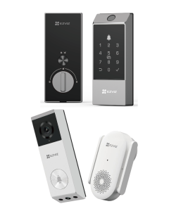 DEADBOLT LOCK + VIDEO DRBELL EZVIZ BUNDLE DL04 PRO + EP3X