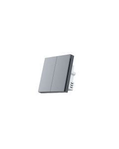AQARA SMART WALL SWITCH H1 PRO (NO-NEUTRAL, DOUBLE ROCKER) BLACK QBKG28LM-BLK