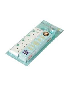 MORRIES 4WAY COLOURED EXTENSION CORD MS3244GR-3M