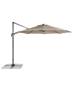 DOPPLER CANTILEVER PARASOL RAVENNA AX 330 ACT PARASOL - SPF 50 WITH BASE PLATES (150 KG) (GREIGE) DP-436528846,6**25GS-00N