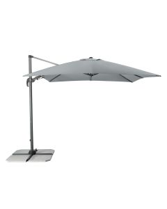 DOPPLER PENDELSCHIRM RAVENNA AX 275X275 PARASOL - SPF 50 WITH BASE PLATE (125 KG) (LIGHT GREY) DP-483528827,6**25GS-00N
