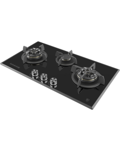 EF GAS HOB-3 BURNER EFH7636WTVGB-LPG