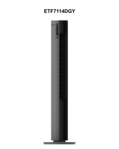 EUROPACE DC TOWER FAN GREY ETF7114D-GY