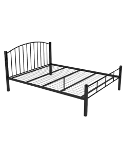 SEBEL QUEEN BED METAL FRAME CIFF- M1-Q-BLACK
