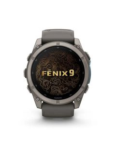 Garmin fēnix 9 Dark Gray 51mm Titanium with Pebble Gray Silicone Band GM-010-04763-05