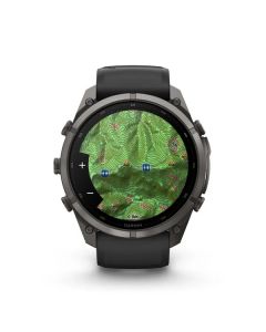 Garmin fēnix 9 Pro AMOLED Black 51mm Carbon Gray DLC Titanium with Black/Pebble Gray Silicone Band GM-010-04337-67