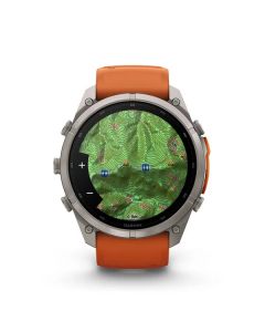 Garmin fēnix 9 Pro AMOLED Autumn Orange 51mm Titanium with Spark Orange Silicone Band GM-010-04337-57
