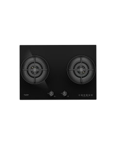 FUJIOH GAS HOB - 2 BURNERS-LPG FH-GS6827GLBK-LPG