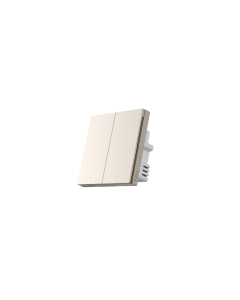 AQARA SMART WALL SWITCH H1 PRO (WITH NEUTRAL,DOUBLE ROCKER) GOLD QBKG31LM-GOLD