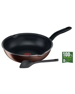 TEFAL DEEP FRYPAN 28CM+SPATULA G14986