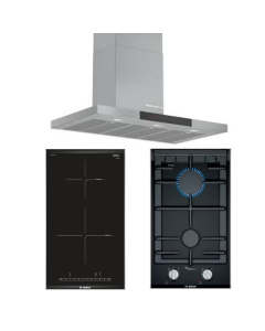 BOSCH HOB & HOOD PACKAGE PRB3A6B70K-PIB375FB1E-DWB98JQ