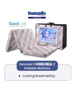 DUNLOPILLO MATTRESS 3 FOLD GENERASI X FOLDABLE MATTRESS