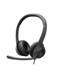 LOGITECH H390 WIRED HEADSET - GRAPHITE 981-000485