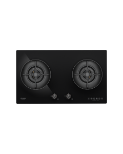 FUJIOH GAS HOB - 2 BURNERS-LPG FH-GS6820GLBK-LPG
