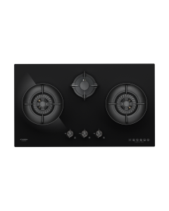 FUJIOH GAS HOB - 3 BURNERS-PUB FH-GS6830GLBK-TG