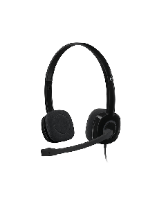 LOGITECH H151 WIRED HEADSET - BLACK 981-000587