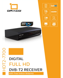 DRACO SET TOP BOX/ANTENNA BUND DRACO HDT2 7700 W/250