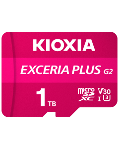 KIOXIA EXCERIA PLUS G2 1TB MICROSD W ADP LMPL2M001TG2