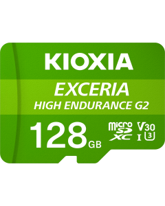 KIOXIA HIGH ENDURANCE G2 128GB MICROSD W ADP LMHE2G128GG2