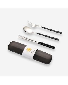 TANGO 3PC PORTABLE CUTLERY SET KN-6134-BLACK