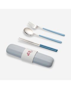 TANGO 3PC PORTABLE CUTLERY SET KN-6134-BLUE