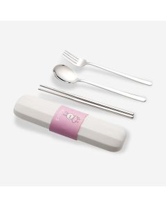 TANGO 3PC PORTABLE CUTLERY SET KN-6134-SILVER