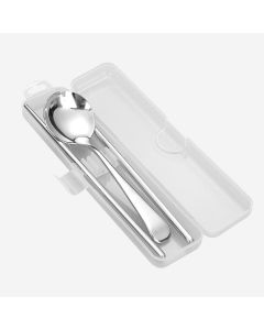 WALTZ 2PC PORTABLE CUTLERY SET KN-6135-SILVER