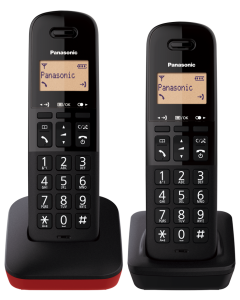 PANASONIC TWIN  DECT PHONE KXTGB312CXR