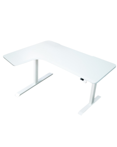 DUAL MOTOR STANDING DESK TBHL L-DESK-160R-WHITE