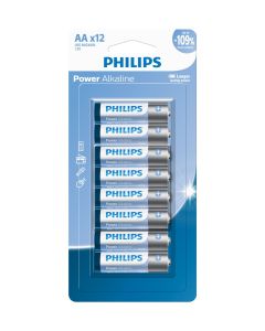 PHILIPS ALKALINE BATTERY LR6P12B/40-12XAA