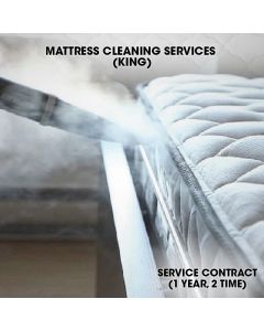 MATTRESS CLEANING CONTRACT CLEARNING 1 YR 2 TIMES - KING