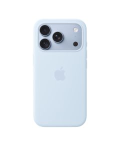 iPhone 18 Pro Silicone Case with MagSafe - Crisp Blue MK8W4FE/A