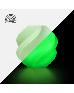 BAMBU LAB PLA GLOW - GLOW GREEN WITH REUSABLE SPOOL BAM-A12-G0-1.75-1000-SPL