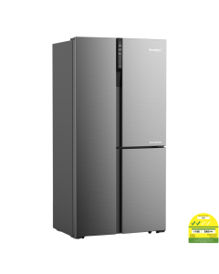 EUROPACE SIDE BY SIDE FRIDGE ER9552W/MG