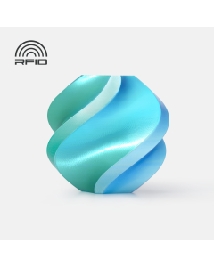 BAMBU LAB PLA SILK - BLUE HAWAII (BLUE-GREEN) - WITH REUSABLE SPOOL BAM-A05-T4-1.75-1000-SPL