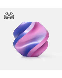 BAMBU LAB PLA SILK - NEON CITY (BLUE-MAGENTA) - WITH REUSABLE SPOOL BAM-A05-T3-1.75-1000-SPL