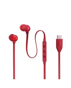 JBL TUNE 310C WIRED EARPHONE - RED JBL-HPS-T310C RED