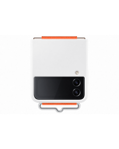SAMSUNG Z FLIP4 SILI STRAP WH EF-GF721TWEGWW