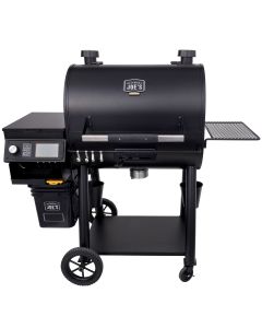 OKLAHOMA JOE'S RIDER DLX PELLET SMOKER GRILL 1200 WITH GRILL COVER SL-CB22209116 + SL-7208