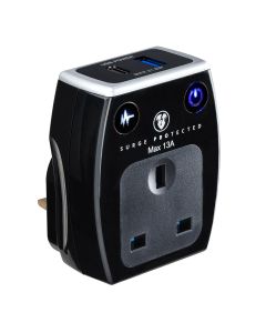 MASTERPLUG USB SURGE ADAPTOR SRGAUAC22PB