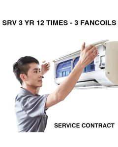 SERVICE CONTRACT SRV 3 YR 12 TIMES - 3 FANCOILS