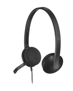 LOGITECH H340 WIRED HEADSET - BLACK 981-000477